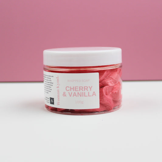 Cherry & Vanilla Whipped Soap