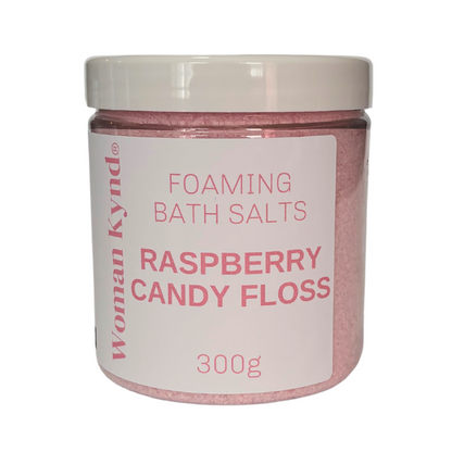 Raspberry Candy Floss Foaming Bath Salts