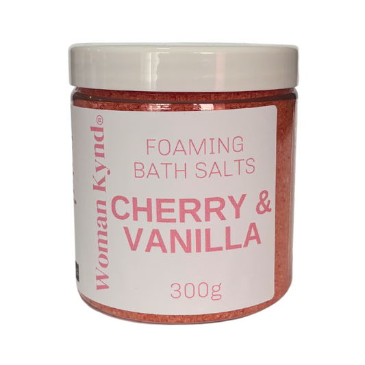 Cherry & Vanilla Foaming Bath Salts