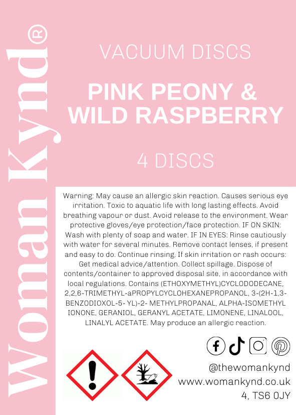 Pink Peony & Wild Raspberry Vac Discs