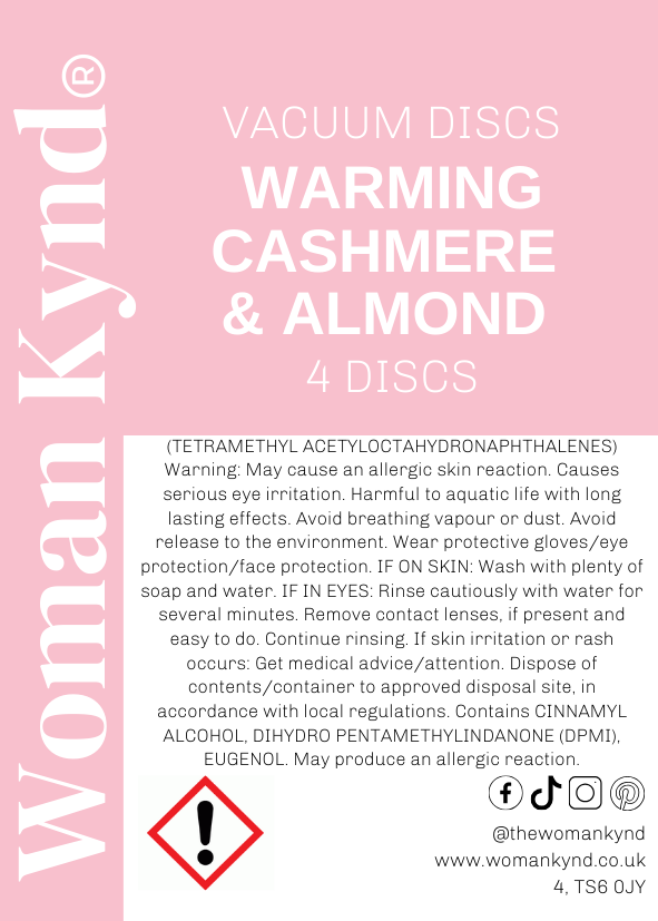 Warming Cashmere & Almond Vac Discs