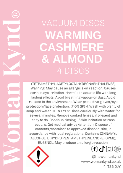 Warming Cashmere & Almond Vac Discs